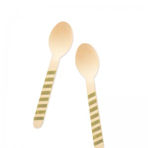 Spoon - Stripe Gold